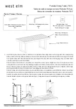 Preview for 2 page of West Elm Portside 909643 Quick Start Manual