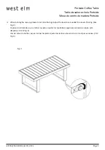 Предварительный просмотр 3 страницы West Elm Portside Coffee Table 472352 Assembly Instructions