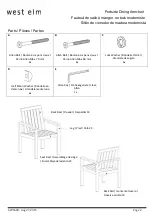 Preview for 2 page of West Elm Portside Dining Armchair Manual