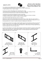 Предварительный просмотр 1 страницы West Elm Random 7462328 Quick Start Manual