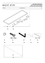 Preview for 4 page of West Elm Sculptural Hook Rectangle Mirror Assembly Instructions Manual