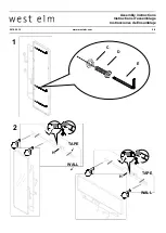 Preview for 5 page of West Elm Sculptural Hook Rectangle Mirror Assembly Instructions Manual