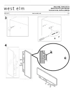 Preview for 6 page of West Elm Sculptural Hook Rectangle Mirror Assembly Instructions Manual