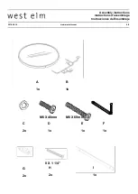 Preview for 4 page of West Elm Sculptural Hook Round Mirror Assembly Instructions Manual