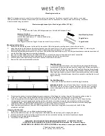 Preview for 1 page of West Elm Slim Floating Picture Ledge Mounting Instructions