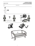 Предварительный просмотр 3 страницы West Elm Stella Mid-Century Loveseat Assembly Instructions