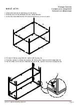 Preview for 2 page of West Elm Storage Console 2902203 Assembly Instructions