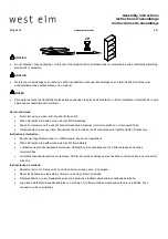 Preview for 2 page of West Elm Streamline 2098125 Assembly Instructions Manual