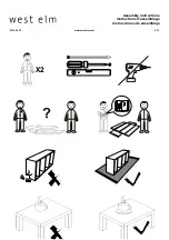 Preview for 6 page of West Elm Streamline 2098125 Assembly Instructions Manual