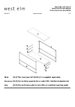 Preview for 8 page of West Elm Streamline 2098125 Assembly Instructions Manual