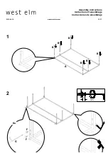 Preview for 10 page of West Elm Streamline 2098125 Assembly Instructions Manual