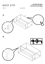 Preview for 11 page of West Elm Streamline 2098125 Assembly Instructions Manual