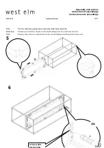 Preview for 12 page of West Elm Streamline 2098125 Assembly Instructions Manual