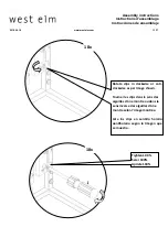 Preview for 13 page of West Elm Streamline 2098125 Assembly Instructions Manual