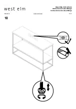 Preview for 17 page of West Elm Streamline 2098125 Assembly Instructions Manual