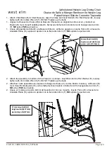 Предварительный просмотр 2 страницы West Elm Upholstered Hairpin Leg Dining Chair 5371372 Assembly Instructions