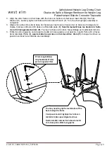 Предварительный просмотр 3 страницы West Elm Upholstered Hairpin Leg Dining Chair 5371372 Assembly Instructions