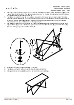 Предварительный просмотр 2 страницы West Elm Waldorf Coffee Table 7838329 Assembly Instructions