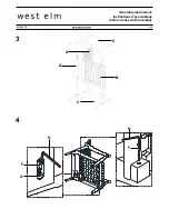 Предварительный просмотр 6 страницы West Elm Wood Lounge Chair Assembly Instructions Manual