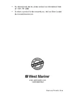 Предварительный просмотр 12 страницы West Marine 12858122 Operating Instructions Manual