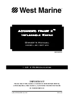 Предварительный просмотр 1 страницы West Marine Advanced Frame 2 Owner'S Manual