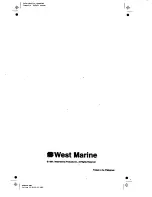 Предварительный просмотр 23 страницы West Marine Aurora Plus Operating Manual