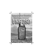 West Marine VHF 250 Owner'S Manual предпросмотр