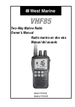 Preview for 1 page of West Marine VHF85 Owner'S Manual