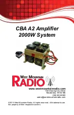 West Mountain Radio CBA A2 Manual предпросмотр