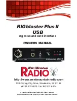 West Mountain Radio RIGblaster Plus II Owner'S Manual предпросмотр