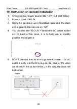 Предварительный просмотр 21 страницы West Ocean WS-604 User Manual