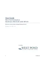 West Pond Enterprises FlexStream MX-GS200 User Manual preview