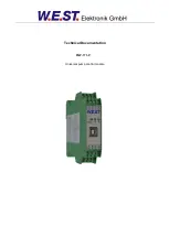 WEST PQP-171-P Technical Documentation Manual preview