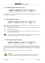 Preview for 20 page of WEST PQP-171-P Technical Documentation Manual