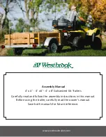 Preview for 1 page of Westbrook Trailers 48-048-KO8 Assembly Manual