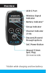 Preview for 2 page of Westcott FJ-XR Quick Start Manual