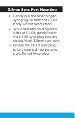 Preview for 4 page of Westcott FJ-XR Quick Start Manual