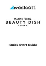 Preview for 1 page of Westcott MANNY ORTIZ BEAUTY DISH SWITCH Quick Start Manual