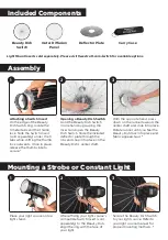 Preview for 2 page of Westcott MANNY ORTIZ BEAUTY DISH SWITCH Quick Start Manual