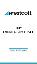 Предварительный просмотр 1 страницы Westcott RING LIGHT KIT Quick Start Manual