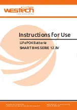 Preview for 1 page of WESTECH 4258 Instructions For Use Manual