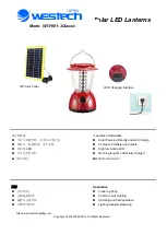 Preview for 1 page of WESTECH WT-F001-3 Quick Start Manual