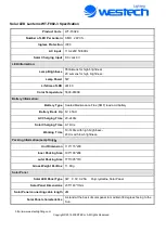 Preview for 2 page of WESTECH WT-F002-3Classic Manual