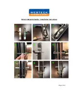 Preview for 2 page of Westeck Emtek multipoint handle set Installation Instructions