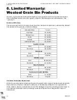 Preview for 34 page of Westeel Wide-Corr Centurion Side Draw Discharge Installation And Storage Instructions