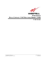 Westell Technologies Wirespeed 2100 User Manual предпросмотр