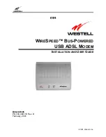 Preview for 1 page of Westell Technologies WIRESPEED B90-36R305 Installation And User Manual