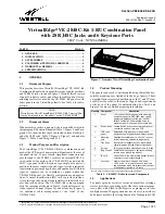 Предварительный просмотр 1 страницы Westell VirtualEdge VE-2848C-K6 1-RU Manual