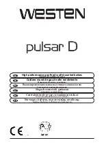 Westen pulsar D Operating And Installation Instructions предпросмотр