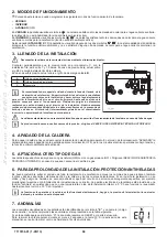 Preview for 66 page of Westen Quasar E Operating And Installation Instructions